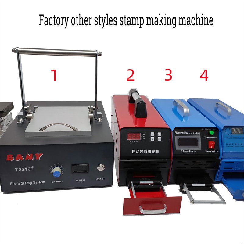Factory Directly Sell Pre Inked Stamp Machine Self Inking Flash Seal Stamp Making Machine for Flash Stamp