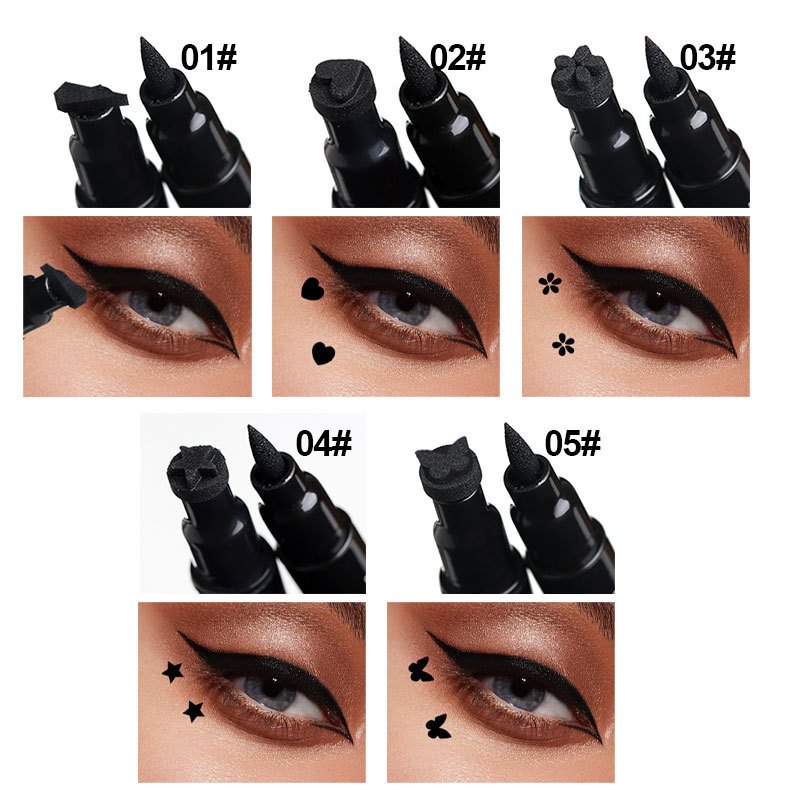 double head makeup liquid eyeliner with fashion waterproof lasting eye liner pencil eyeliner stencil eyeliner liquid