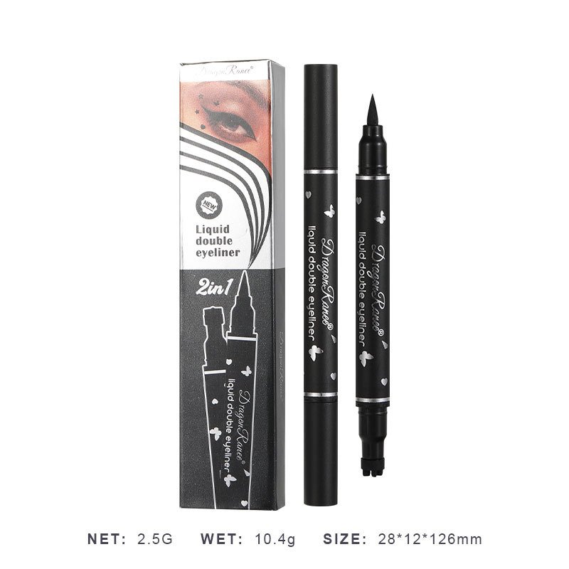 double head makeup liquid eyeliner with fashion waterproof lasting eye liner pencil eyeliner stencil eyeliner liquid