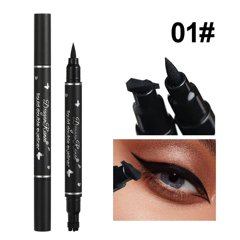 double head makeup liquid eyeliner with fashion waterproof lasting eye liner pencil eyeliner stencil eyeliner liquid