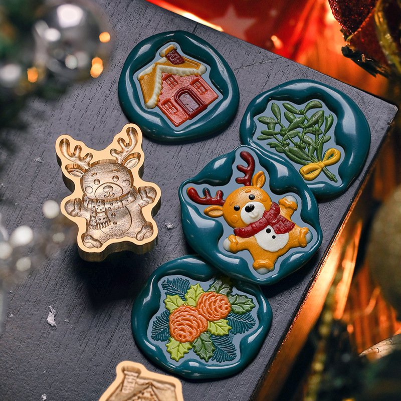 Christmas Irregular Relief Stamp Series/stamp set/seal manufacturers