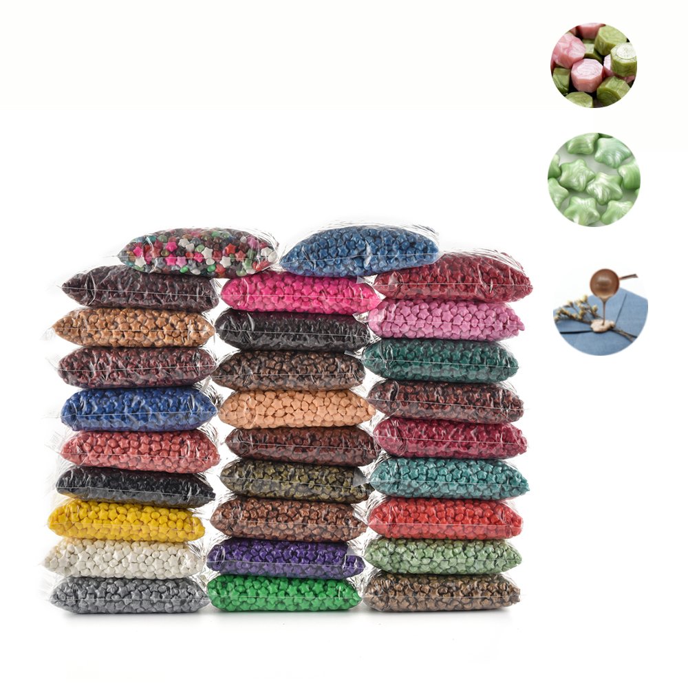 Tao's 129 color octagon sealing wax beads