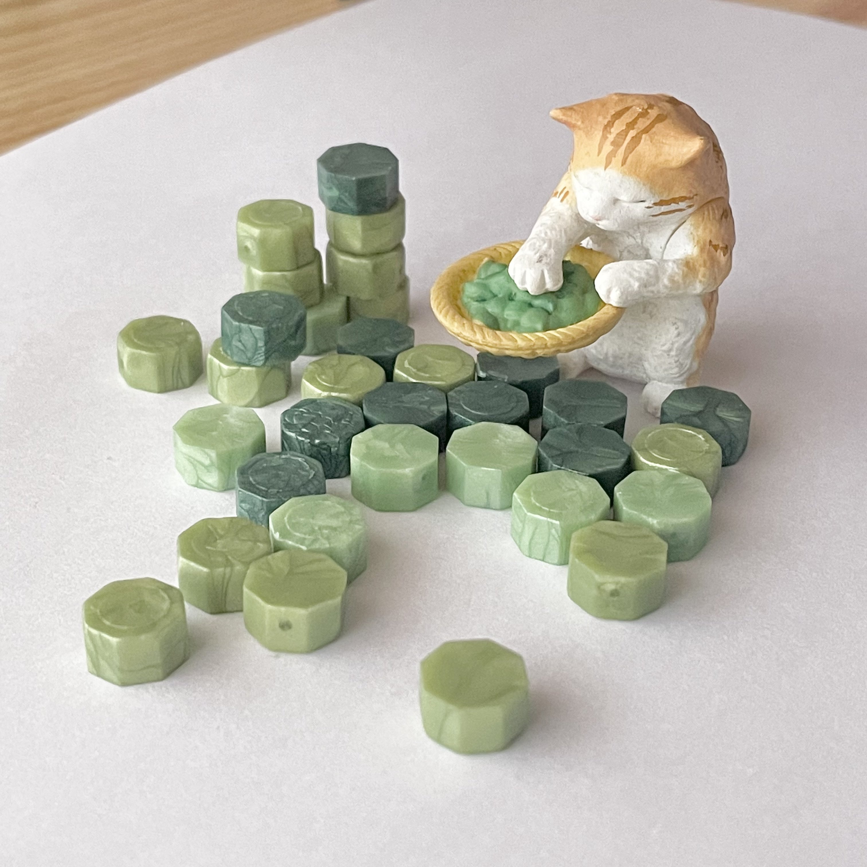 Tao's 129 color octagon sealing wax beads