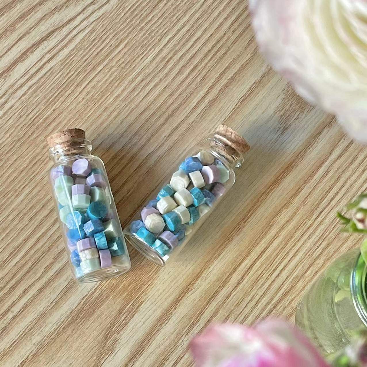 Tao's 129 color octagon sealing wax beads