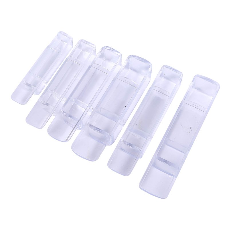 Hot sale plastic transparent rectangular 70mm flash stamp case logo stamp for boxes customized stamp for boxes