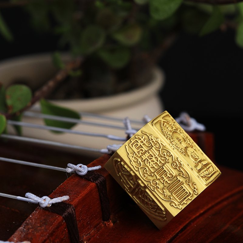 Mystical Creature Sigil: A Collector's Item of Brass Craftsmanship, Exuding Elegance and Cultural Value as a Decorative Ornament