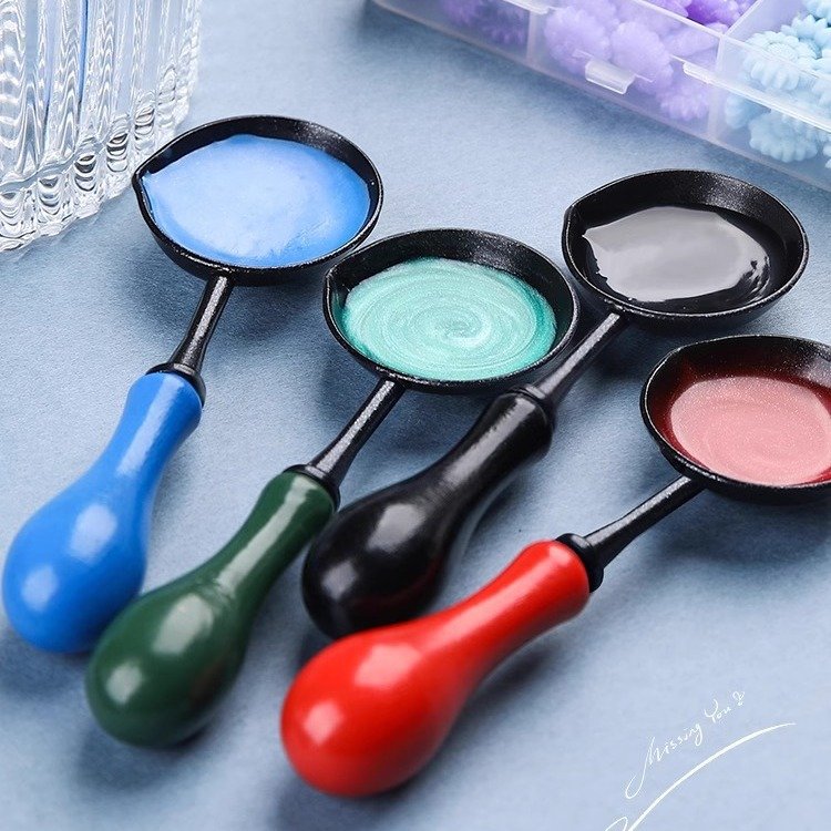 Wax Seal Stamp Non Stick Spoon Sealing Wax Heating Tool Anti Stick Easy To Clean Seal Stamp Spoon