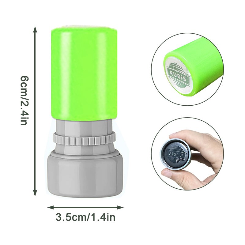 Factory Made Directly Custom Logo Stamp Personal Pattern Round Self Inking Stamp