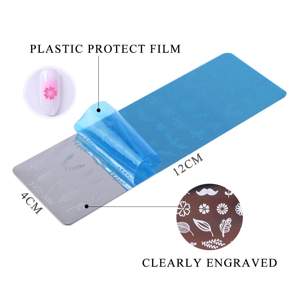 Premium Quality Nail Art Stamper with Creative Designs Stamping Plate for Innovative Nail Art Creations