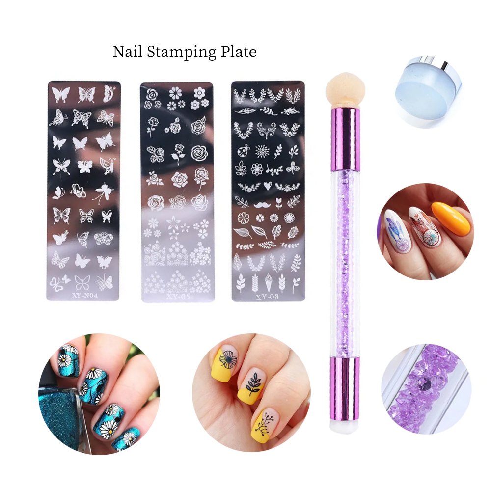Premium Quality Nail Art Stamper with Creative Designs Stamping Plate for Innovative Nail Art Creations