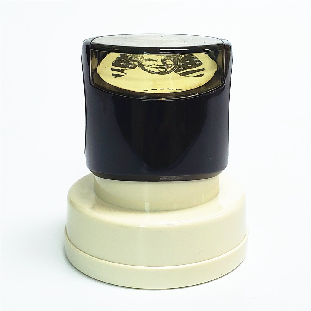 Large size Pre-inked stamp WES PC-40 flash stamp with good quality imprint for business use