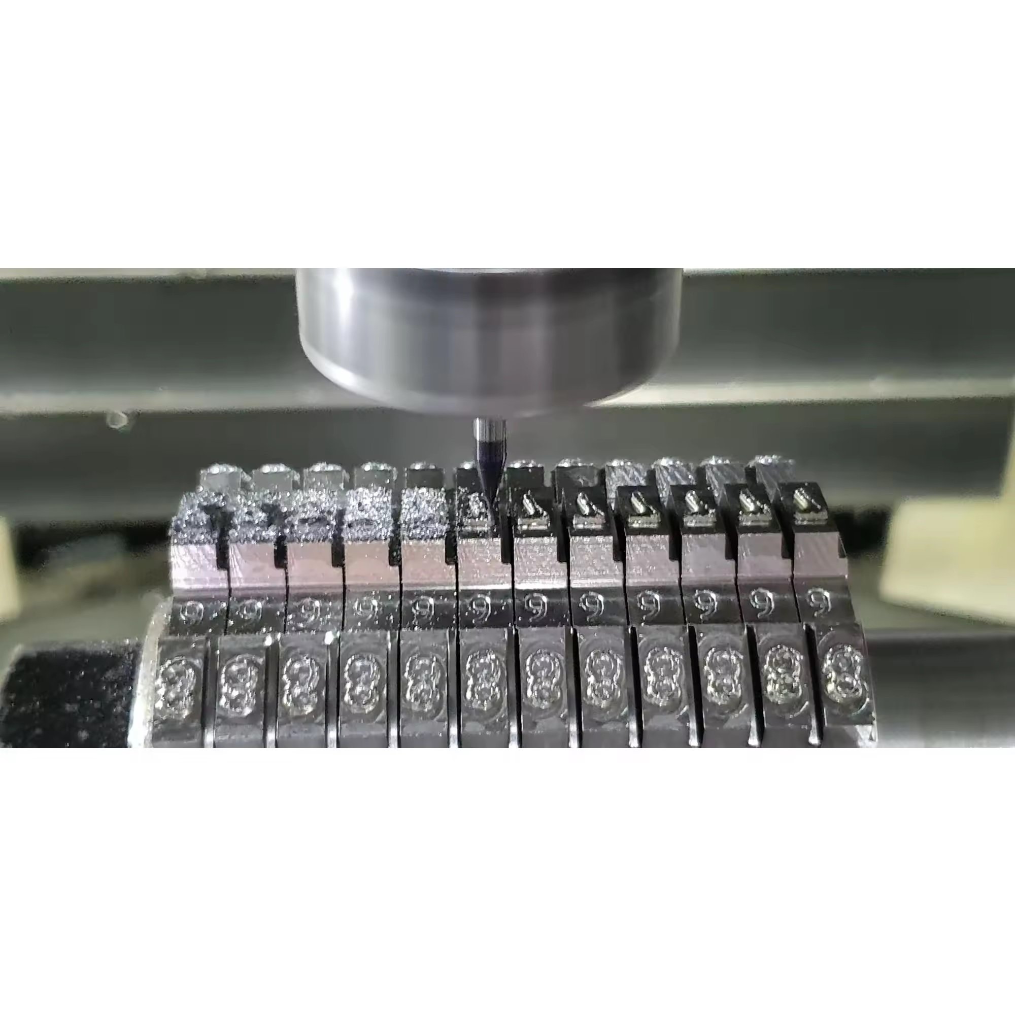 SCM440- S45C Machinery Repair Shops Roller Steel Stamps Material Industry Rubber Humeber Wheel Numbering Machine