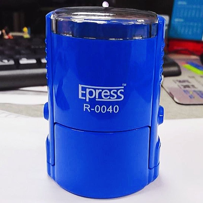 R40 R42 round 40mm imprint size office use customized stamps Ink Stamps Custom Stamps.