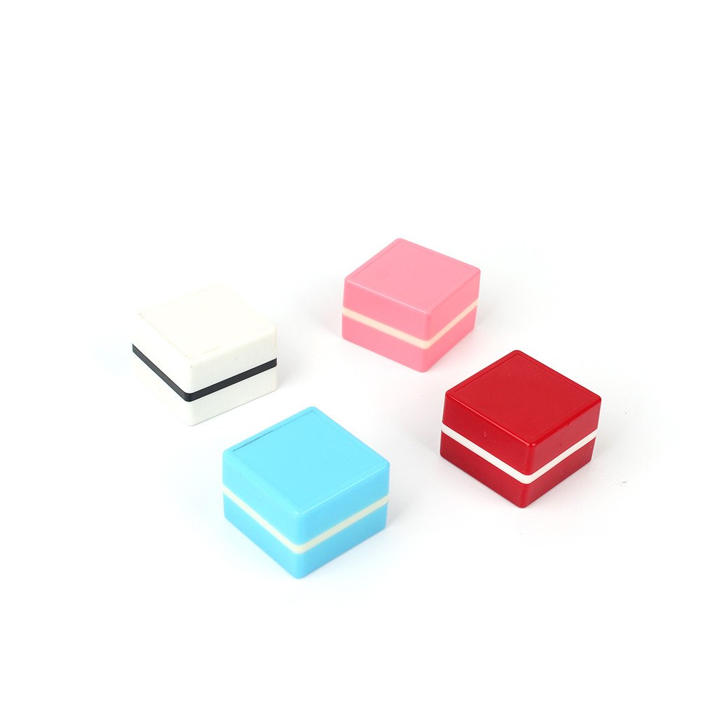 pre inked square cartoon children's toy custom stamp