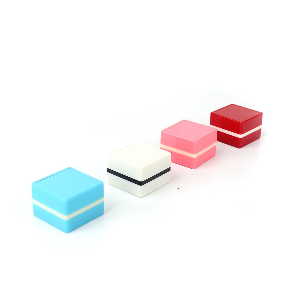 pre inked square cartoon children's toy custom stamp