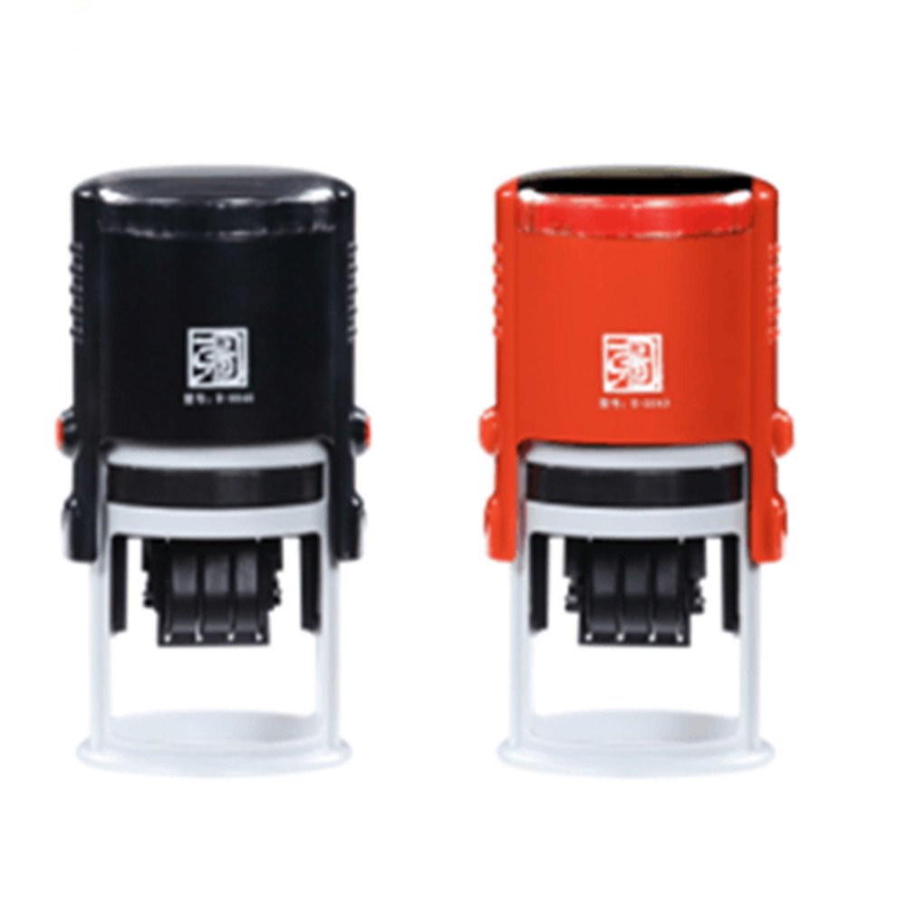 date and text stamp automatic rubber self-inking stamps