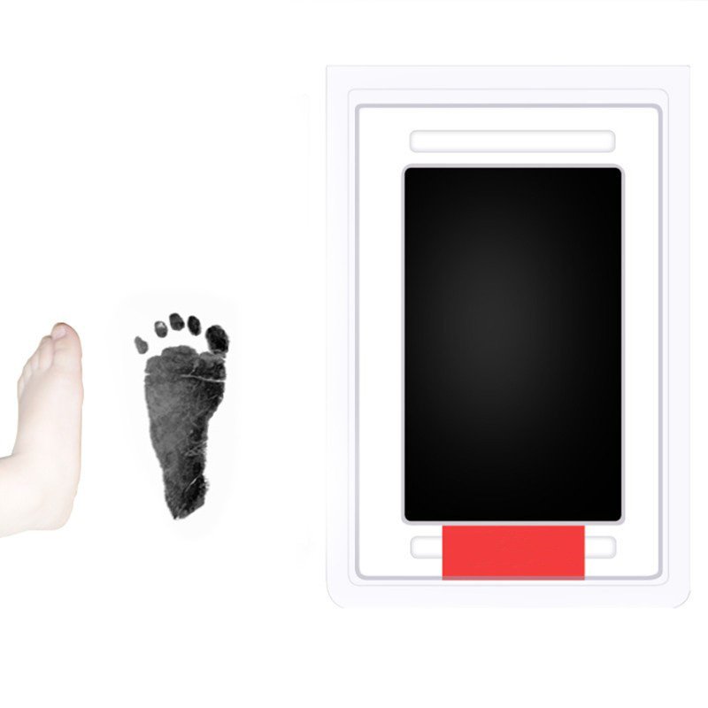Newborn Baby Handprint and Footprint Paw Print Kit Clean Touch Ink Pads Imprint Cards Pet Inkless Infant Hand and Feet Stamp