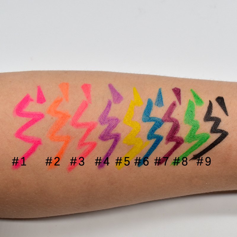 wholesale branded natural organic waterproof eye liner pen stamp color eyeliner personalized double ended eyeliner pencil