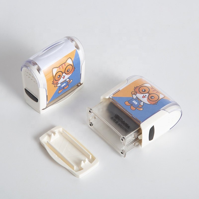 Plastic Self-Inking Fabric Stamps Clear Clothing Stamps for Kids for Office Use