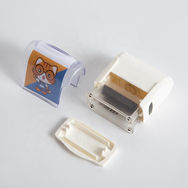 Plastic Self-Inking Fabric Stamps Clear Clothing Stamps for Kids for Office Use