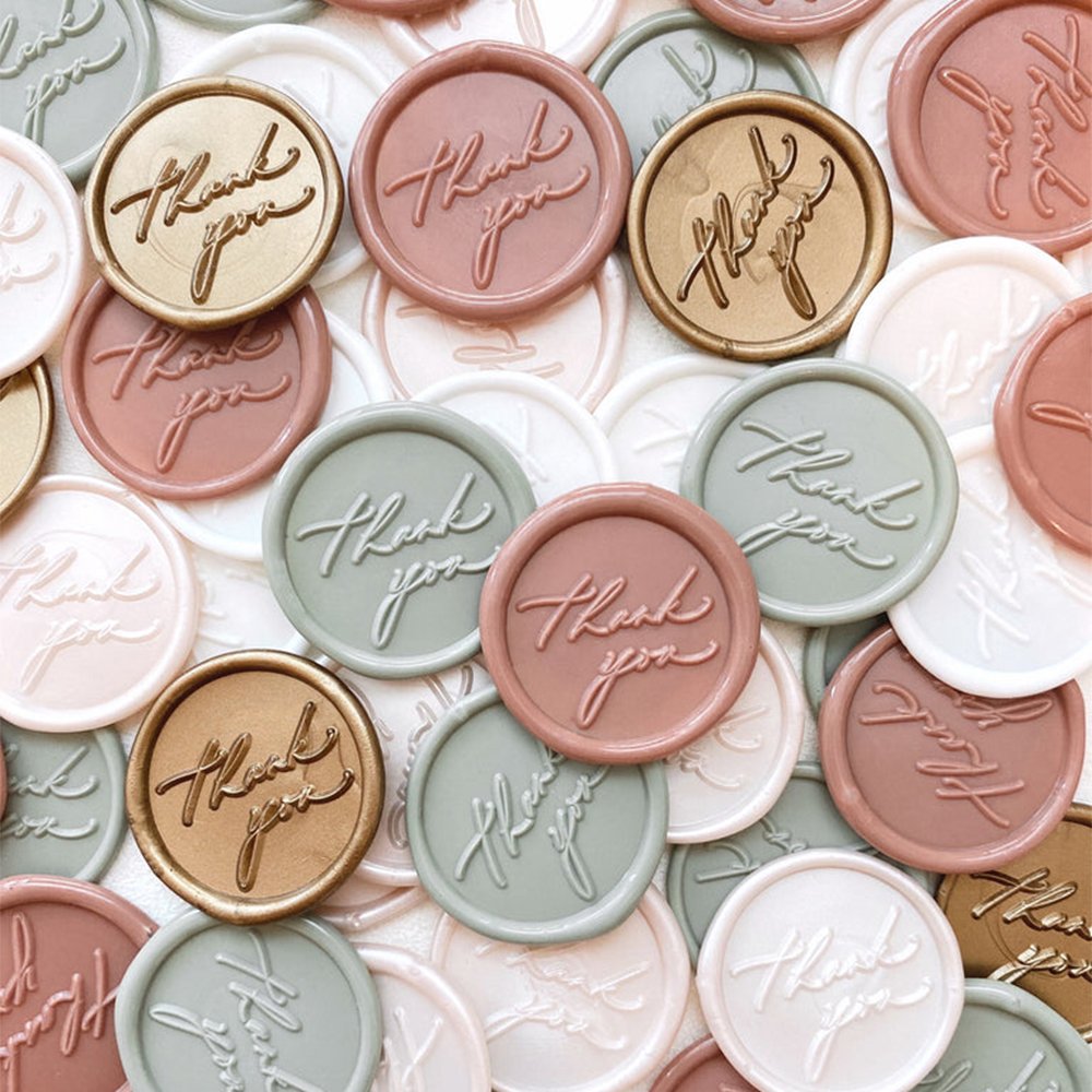 custom private wax seal label sealing wax stickers wax seal sticker for wedding