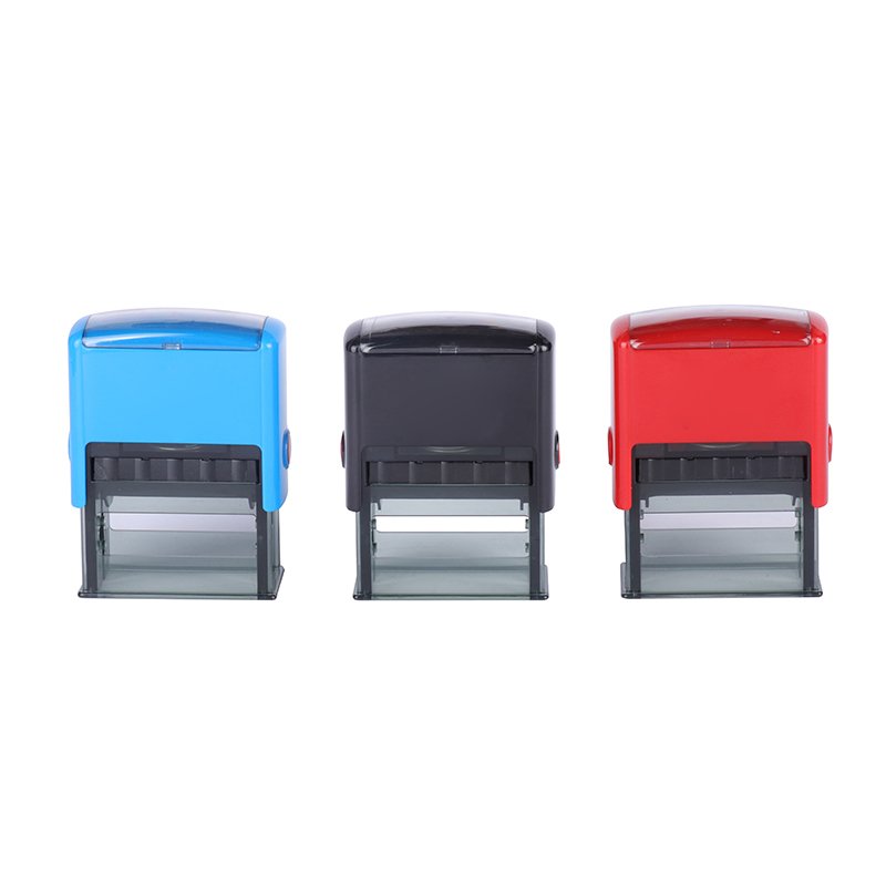 Custom Rectangle Blank Self Inking Stamp Rubber Self-Inking Stamps Personalized Office Rubber Stamp
