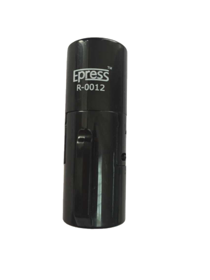 High Quality Custom Rubber Pocket Stamps 12 mm Round Rubber Seal Self Inking Stamp Automatic Personal Logo Pocket Stamps