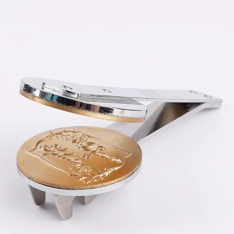 desktop pocket dry stamp steel seal machine /embossing seal/stamp machine 50mm