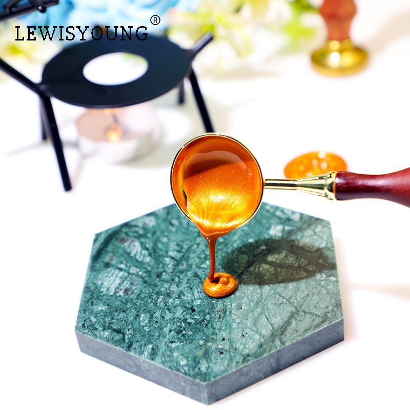 Factory Outlet Natural Stone Green Marble Drink Coasters for Coffee Tea Cupmats Wax Seal Pad