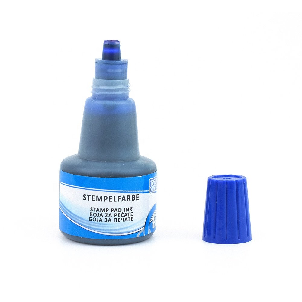 Stamp Ink Pad Blue Purple Ink For Stamp Pad Color Stamp Pad Refill Ink For Office, School