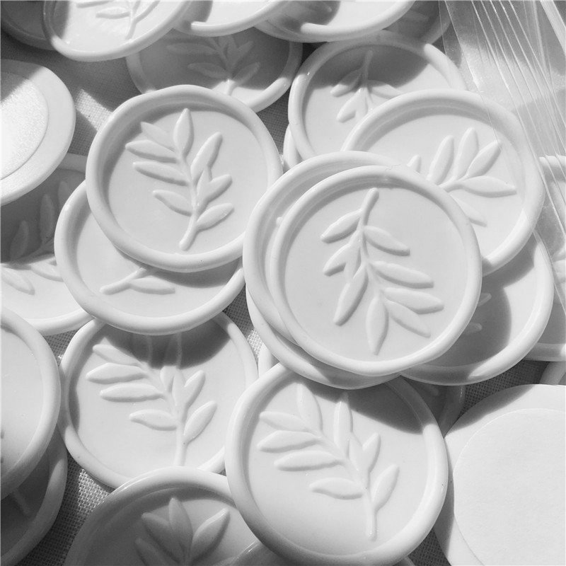 Dongguan Factory Custom Low MOQ Seal wax Retro Office PVC Wax Adhesive personalized service custom made wax seal stickers