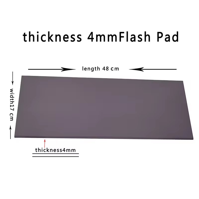 factory direct sale 2 3 4 7mm rubber pad making photosensitive pad pre inking stamp ink pad foam flash stamp foam