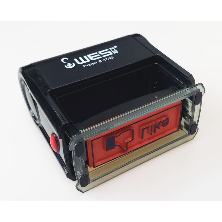WES make self inking stamp, Germany foam pad, delicate ink