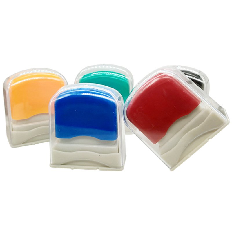 Hot sale rubber stamp with foam mini pre inked flash stamp rubber for office
