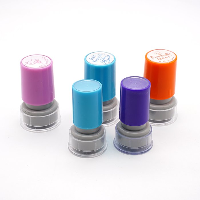 Custom Stamp Logo Personalized Double Foam Color Casing Stamp With 4mm Foam Flash Stamp
