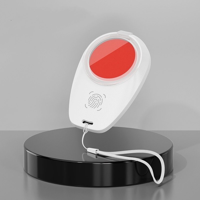 Fingerprint Lock Pad Plastic Quick Drying Election Fingerprint Ink Pad with Lanyard