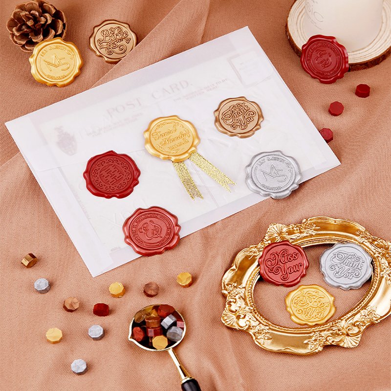 Custom your own logo Wax Seal Stamp for wedding invitation and paper envelope
