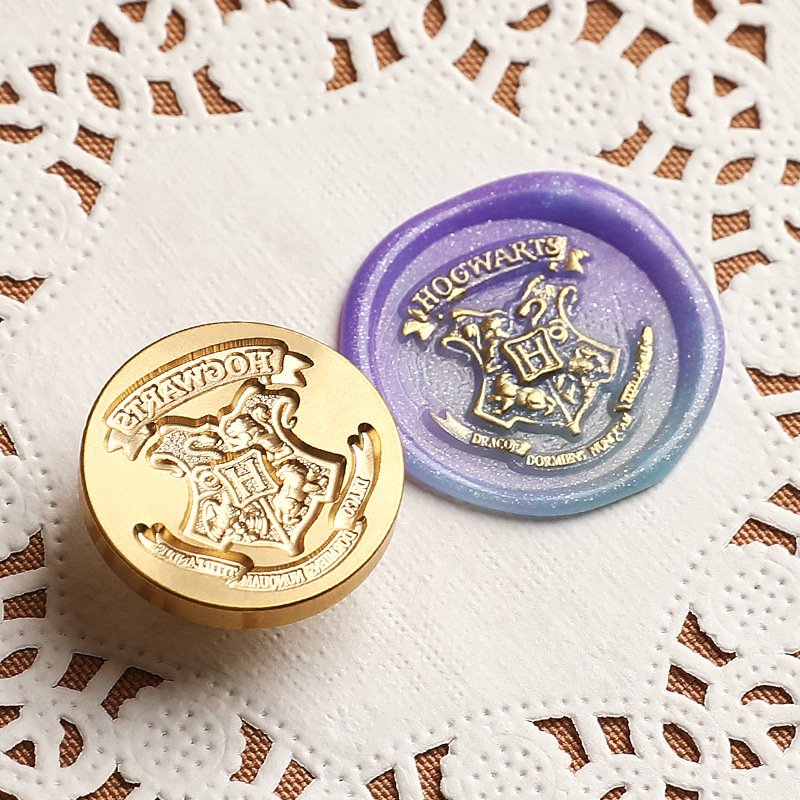 Hot 3d Harry Hufflepuff Malfoy Ravenclaw Slytherin Hogwarts school badge custom wax stamp mold