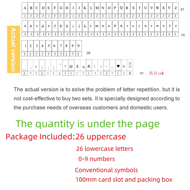 Brass letters CNC engraving molds hot stamping stamps numbers letter molds custom fonts for symbols (spot quick delivery)
