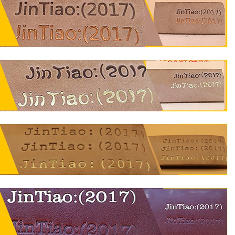 Brass letters CNC engraving molds hot stamping stamps numbers letter molds custom fonts for symbols (spot quick delivery)