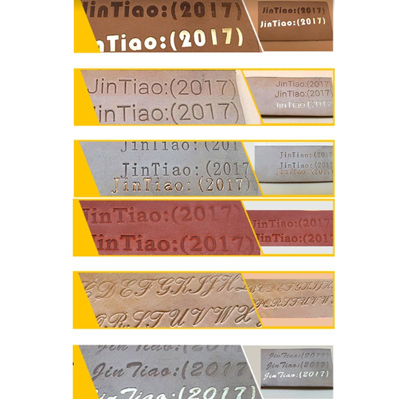 Brass letters CNC engraving molds hot stamping stamps numbers letter molds custom fonts for symbols (spot quick delivery)