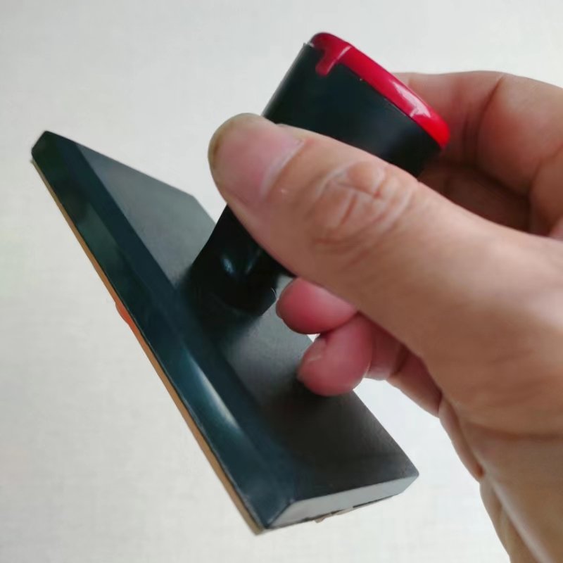 70105 big size plastic rubber stamp for office use.