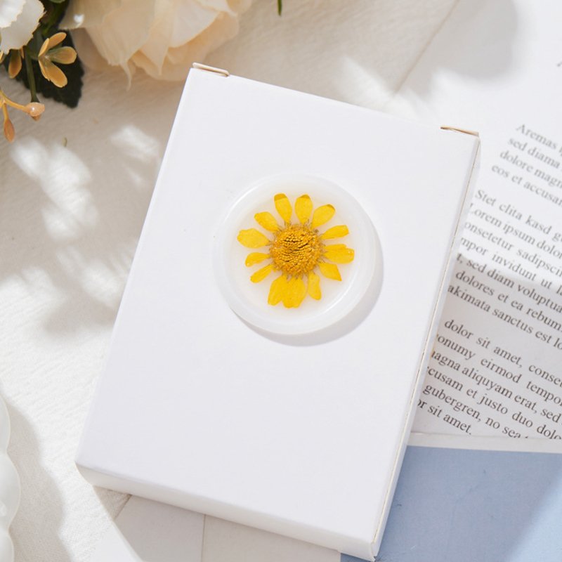 Real Dried Floral Resin Stickers Wax Seal Sticker for Envelope Wedding Gift