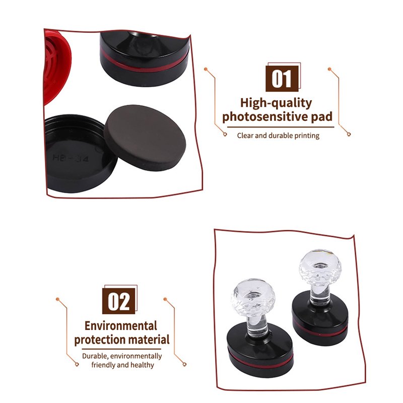 oval round flash stamp