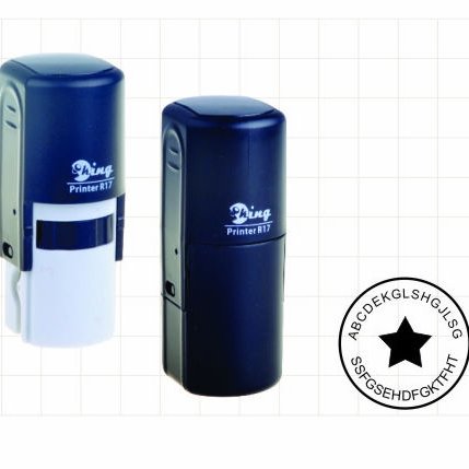 Thumbs Up Like logo personalized Self Inking Round Rubber Teacher Stamp with size R17mm