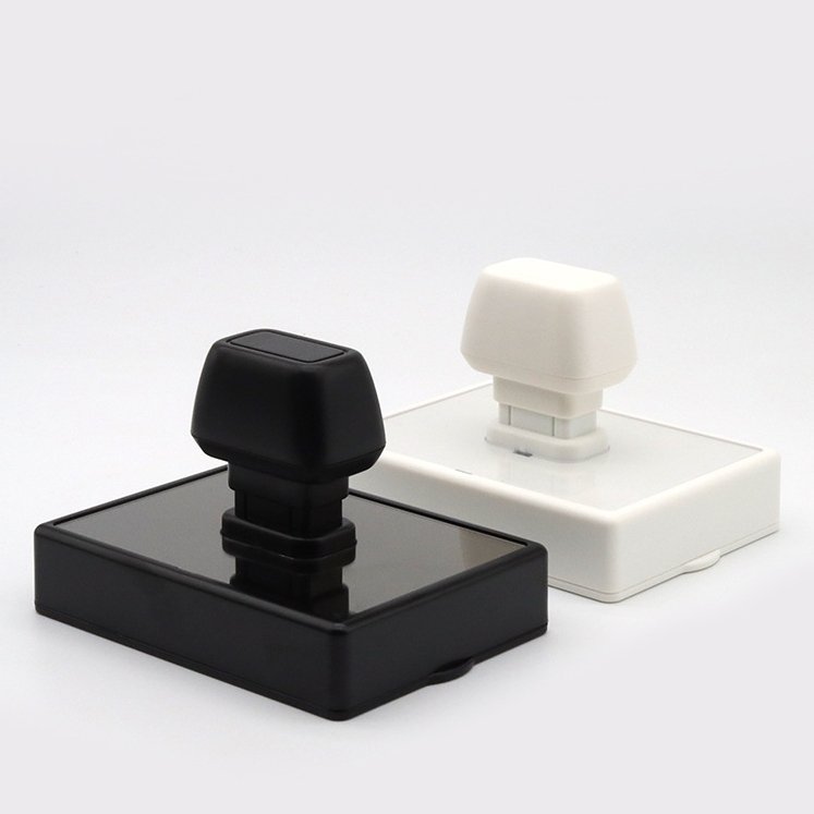 Custom Logo Large Size Rectangle Self Inking Seal Flash StampsDual Foams Pre Inked Office Flash Stamps
