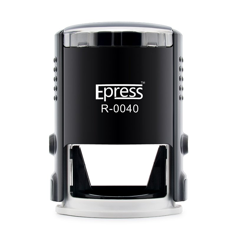 High Quality Medium Size Selfinking stamp 40 mm Round Rubber Seal Self Inking Stamp Personal Office Fiscal Logo Stamps