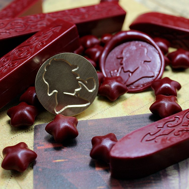 Colour Custom Wax Seal Stamp Stickers for Envolop Wedding card Red wine