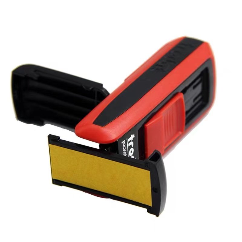 good quality trodat 9512 office automatic pocket stamp 47*18mm self inking stamp
