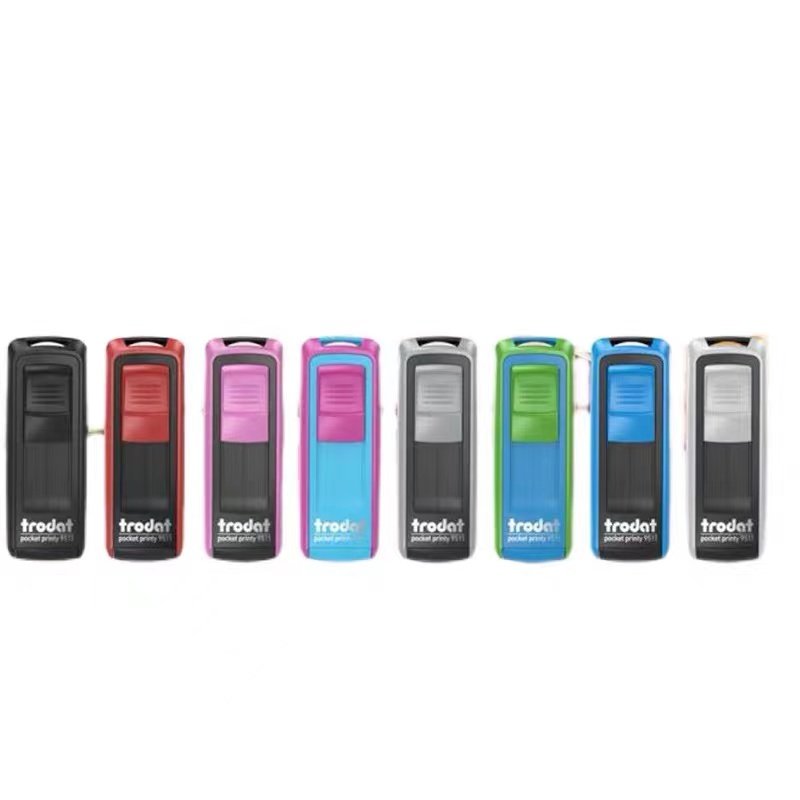 good quality trodat 9512 office automatic pocket stamp 47*18mm self inking stamp
